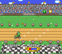 BS Excitebike - Bunbun Mario Battle Stadium 4 (Japan) In game screenshot